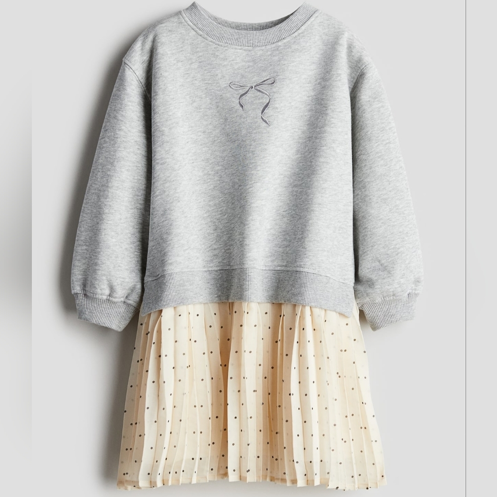 H&M Gray Girls Sweatshirt - 3T